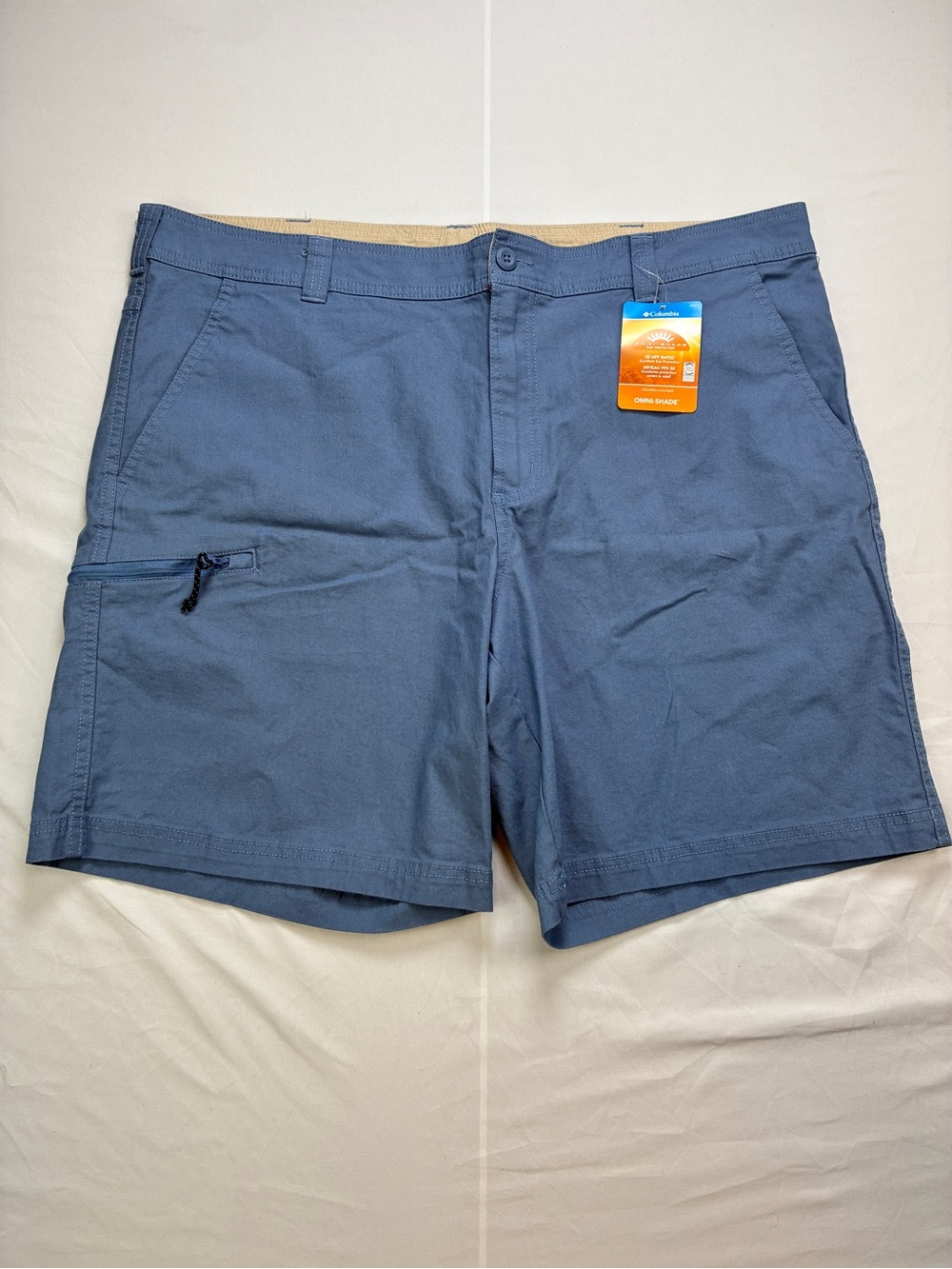 Columbia Willapa River Short with Omni-Shade in Slate Blue 40X9